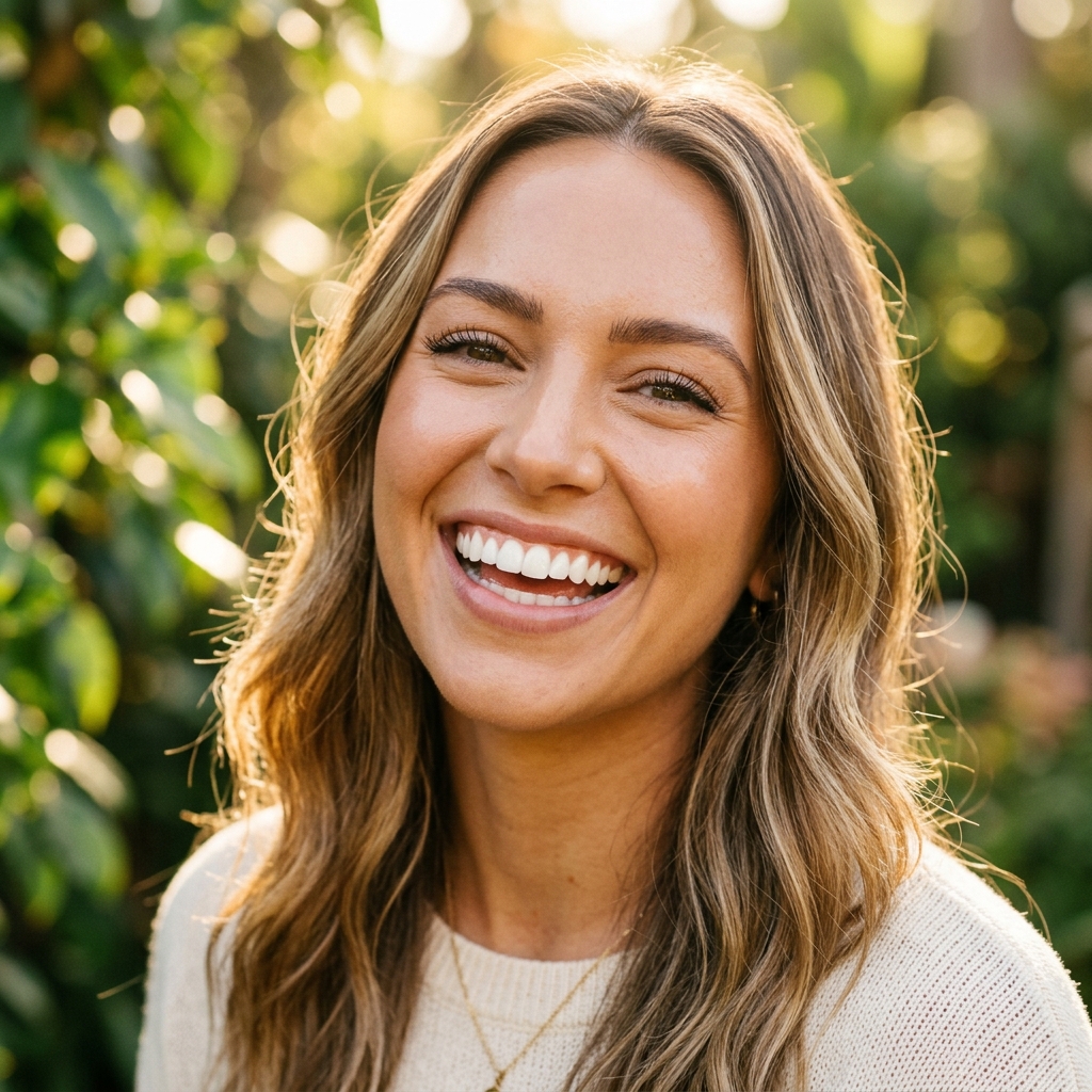 Happy woman with perfect cosmetic smile